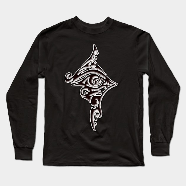 Haunted Eye Long Sleeve T-Shirt by jewellimaging